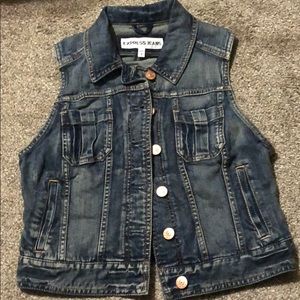 Express jean jacket size medium
